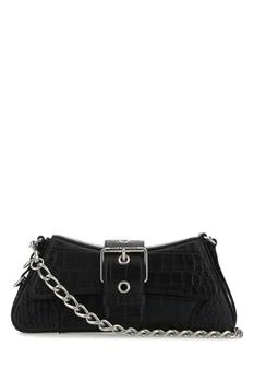 推荐Balenciaga Black Leather Lindsay Handbag - Women商品