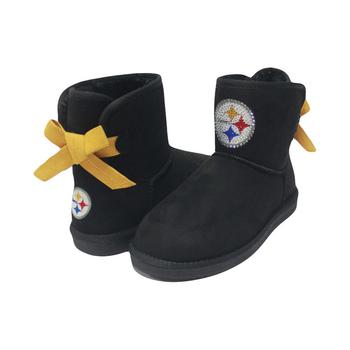 推荐Women's Pittsburgh Steelers Low Team Ribbon Boots商品
