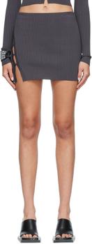 Ksubi | Gray Transcend Miniskirt商品图片,独家减免邮费