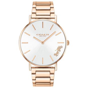Coach | Women's Perry Rose Gold-Tone Stainless Steel Bracelet Watch 36mm商品图片,7折