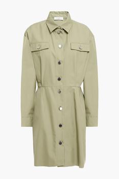 美国sandro, Sandro | Liana cotton-twill mini shirt dress商品图片 4.4折