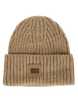 UGG | UGG W Chunky Rib Beanie W Logo Camel商品图片,7.5折