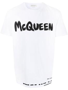 Alexander McQueen | ALEXANDER MCQUEEN T-SHIRT LOGO CLOTHING商品图片,7.6折