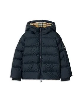 Burberry | Boys' Hooded Down Puffer Coat - Little Kid, Big Kid,商家Bloomingdale's,价格¥4100