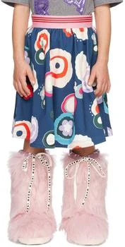 Marni | Kids Navy Floral Skirt 3.1折