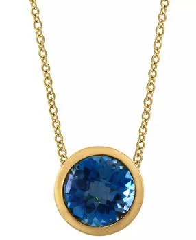 Effy | EFFY® Round Gemstone 18" Pendant Necklace in 14k Yellow Gold,商家Macy's,价格¥888