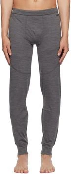 Zegna | Gray Elasticized Sweatpants 4.6折, 独家减免邮费