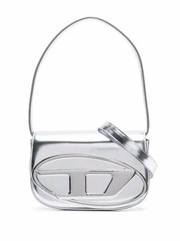 推荐DIESEL Women Mirrored Leather 1DR Iconic Shoulder Bag商品