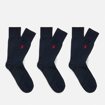 推荐Polo Ralph Lauren Three-Pack Cotton-Blend Socks商品