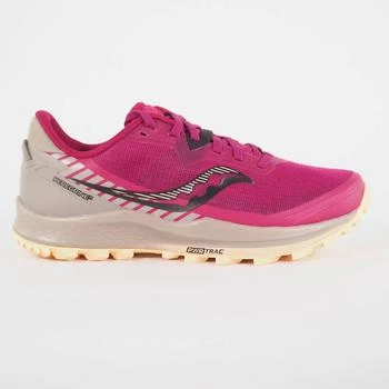 Saucony | Women's Peregrine 11 Running Shoes In Cherry/gravel 6.3折