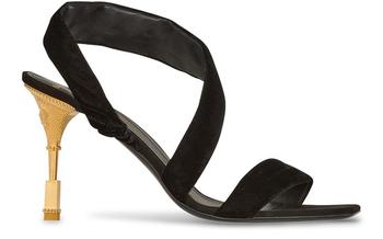 Balmain | Moneta velvet sandals商品图片,额外9.5折, 额外九五折