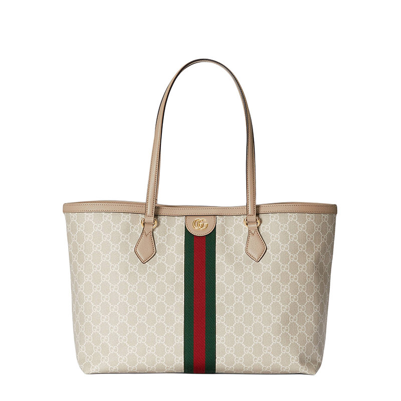 Prada | 【预售3-7天】GUCCI/古驰 22春夏新款Ophidia系列 女士中号米白色老花帆布皮革滚边红绿织带托特包631685UULAG9682商品图片,7.9折, 包邮包税