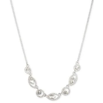 Givenchy | Pavé Crystal Orb Frontal Necklace, 16" + 3" extender,商家Macy's,价格¥432