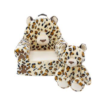 商品Animal Adventure | Soft Landing Darling Duos Plush Premium Sweet Seat Leopard Character Chair Bundle, Set of 2,商家Macy's,价格¥295图片