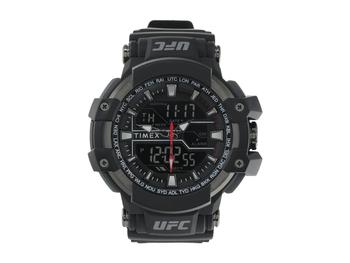 Timex | 53 mm UFC Tactic Digital Dial Black Resin Strap Watch商品图片,独家减免邮费