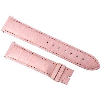 Hadley Roma | 20 MM Matte Pink Alligator Leather Strap,商家Jomashop,价格¥163