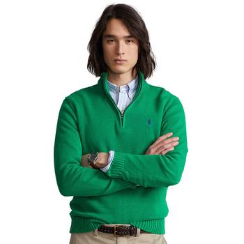 男装拉夫劳伦毛衣, Ralph Lauren | Cotton Quarter-zip Sweater商品图片 