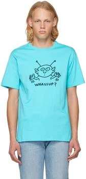 推荐Blue Keith Haring Edition Alien T-Shirt商品