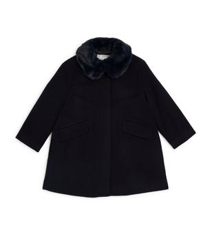 推荐Faux Fur Collar Coat (3-12 Years)商品