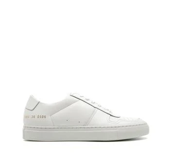 推荐Ladies White Leather BBall 90 Low-Top Sneakers商品