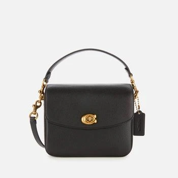 推荐Coach Cassie Polished Pebbled Leather Crossbody 19 - Black商品