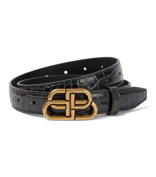 Balenciaga | BB leather belt商品图片,