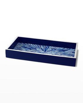 商品12" x 6" Blue Almendro Trinket Tray图片