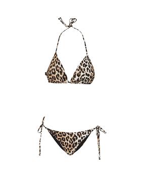 gani经典款, Ganni | Recycled Printed Core Bikini Top + Slip商品图片 