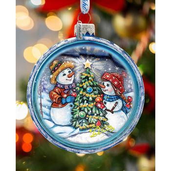 商品Bright Star Cut Ball Holiday Ornament图片