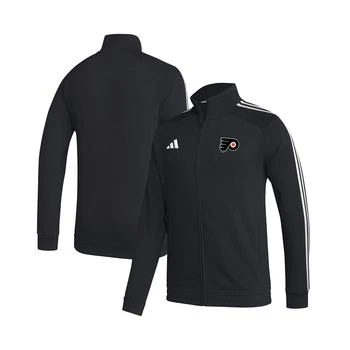 Adidas | Men's Black Philadelphia Flyers Raglan Full-Zip Track Jacket 