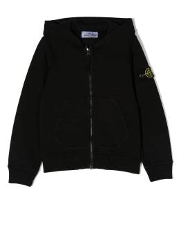 Stone Island | Stone Island 男童卫衣 771660740V0029 黑色 7.2折起, 满$1享9.6折, 独家减免邮费, 满折