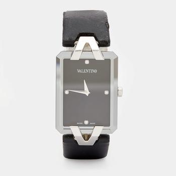 推荐Valentino Black Stainless Steel Satin V36 Women's Wristwatch 23 mm商品