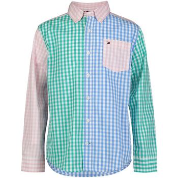 商品Tommy Hilfiger | Little Boys Multi Color Gingham Long Sleeves Shirt,商家Macy's,价格¥304图片