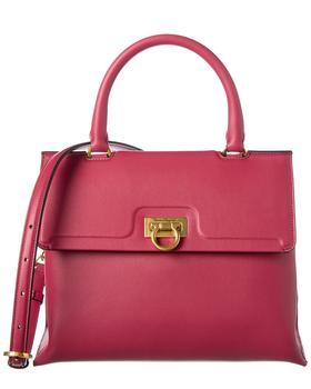 旅行菲拉格慕包, Salvatore Ferragamo | Salvatore Ferragamo Trifolio Small Leather Satchel商品图片 7.9折