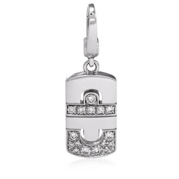bvlgari项链, BVLGARI | 18k White Gold Diamond Pendant商品图片 5折