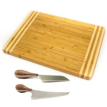 BergHOFF | Bamboo 3Pc Striped Cutting Board And Aaron Probyn Cheese Knives Set,商家Verishop,价格¥302