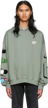 we11done卫衣正品, We11done | Khaki Cotton Hoodie商品图片 3折