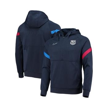 nike air force1旅行, NIKE | Men's Blue Barcelona Travel Fleece Half-Zip Hoodie商品图片 