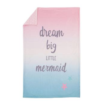 Macy's | Sugar Reef Mermaid Ombre Baby Blanket商品图片,8.9折×额外8.5折, 独家减免邮费, 额外八五折