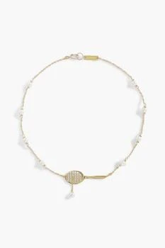 shrimps | Gold-tone faux pearl necklace,商家THE OUTNET US,价格¥510