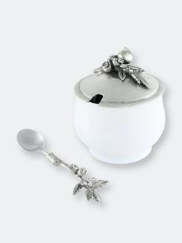 商品Blueberry Sugar Bowl and Spoon图片