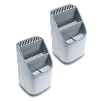 Cheer Collection | 2 Pack Utensil Organizer and Drying Rack with Drip Tray,商家Macy's,价格¥253