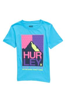 Hurley | Kids' Peak Stack Logo T-Shirt商品图片,5.9折