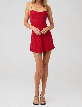 For Love & Lemons | Gabrielle Mini Dress In Red 3.1折, 独家减免邮费