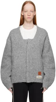 商品ADER error | Gray Rufu Cardigan,商家SSENSE,价格¥1838图片
