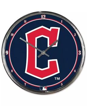 Wincraft | Cleveland Guardians Round Chrome Team Wall Clock,商家Macy's,价格¥262
