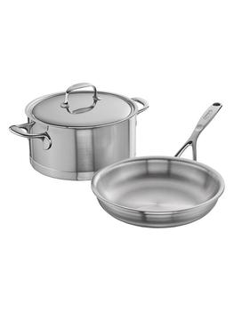 商品Demeyere | Demeyere Atlantis 3-Piece Stainless Steel Cookware Set,商家Saks Fifth Avenue,价格¥4002图片