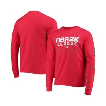 CHAMPION | Men's Red NBA 2K League Long Sleeve T-shirt 7.8折