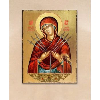推荐Virgin Mary of The Seven Swords Icon 16" x 12"商品