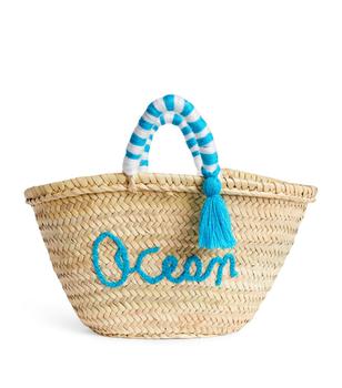 推荐Large Ocean Tassel Basket Bag商品